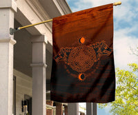 Viking Flag, Skoll and Hati Orange RLT12 - Wonder Print Shop