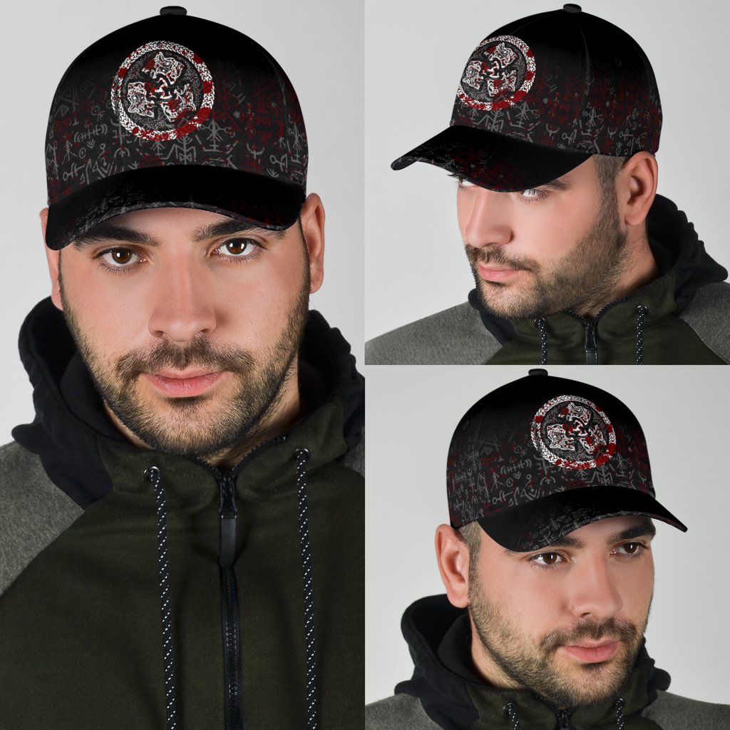 viking-classic-cap-fierce-blood-wolf-symbol-of-a-viking-nordic