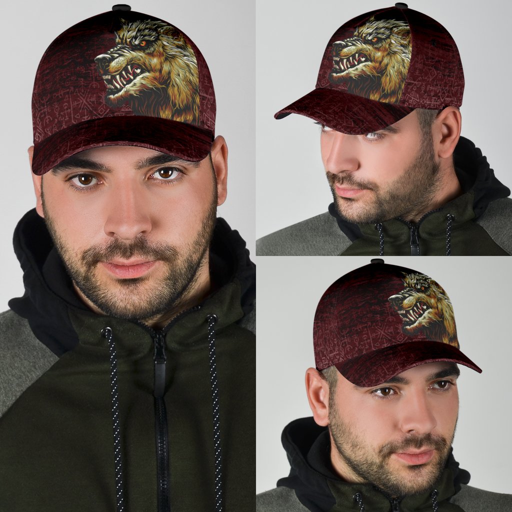 viking-classic-cap-fenrir-on-the-blood-moon-background