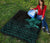 Viking Premium Quilt - The Raven Of Odin Rune Cyan RLT12 - Wonder Print Shop
