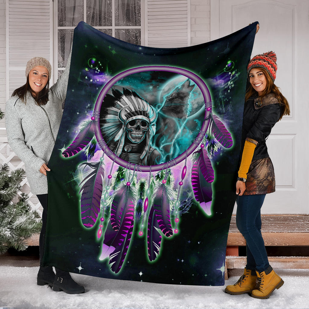 skull-chief-dream-catcher-blanket
