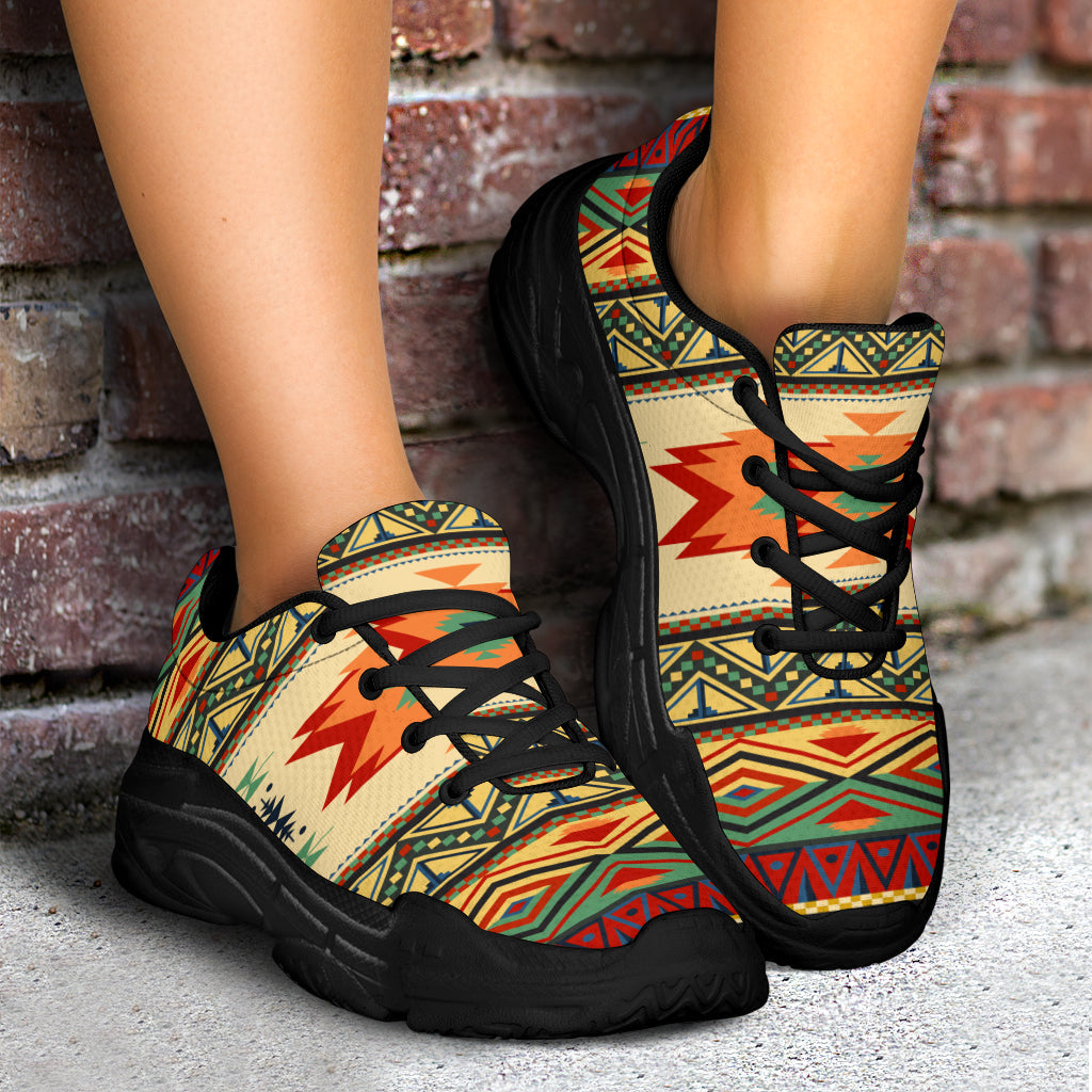 native-american-geometric-pattern-chunky-sneakers