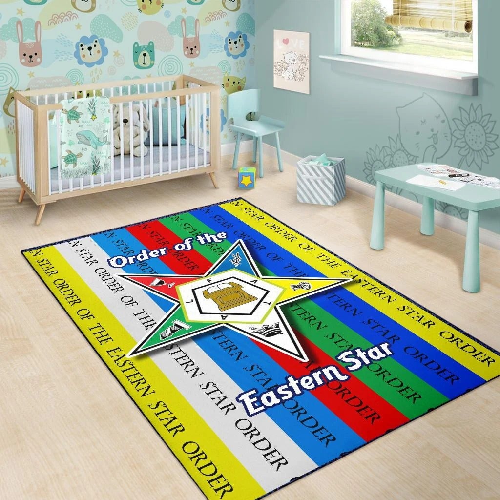 Wonder Print Shop Area Rug Order Of Eastern Star OES LT10 - Wonder Print Shop