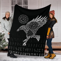 viking-blanket-the-raven-of-odin-tattoo