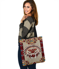 native-american-mandala-thunderbird-red-tote-bags