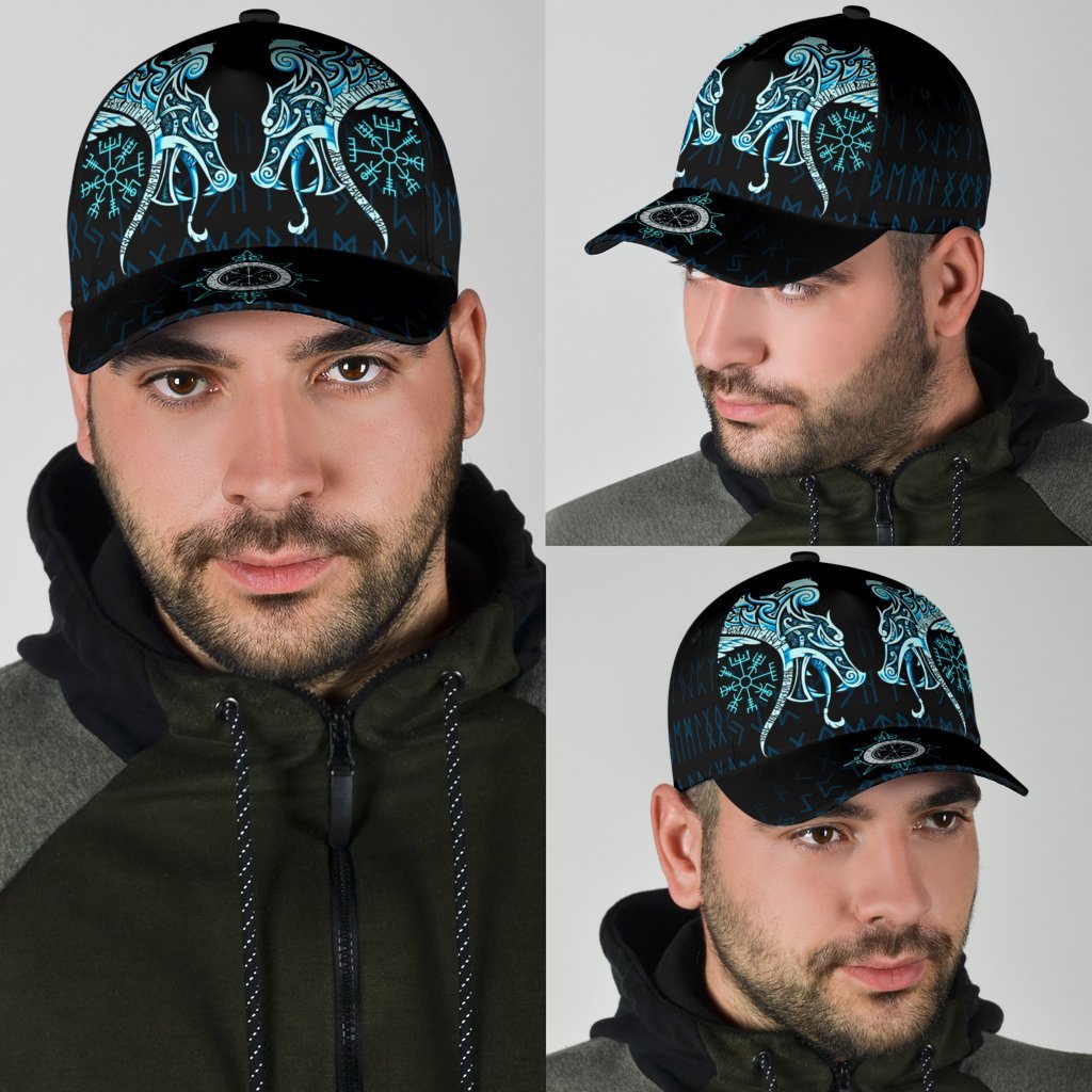 viking-classic-cap-fenrir-raven-and-vegvisir-tattoo-cyan