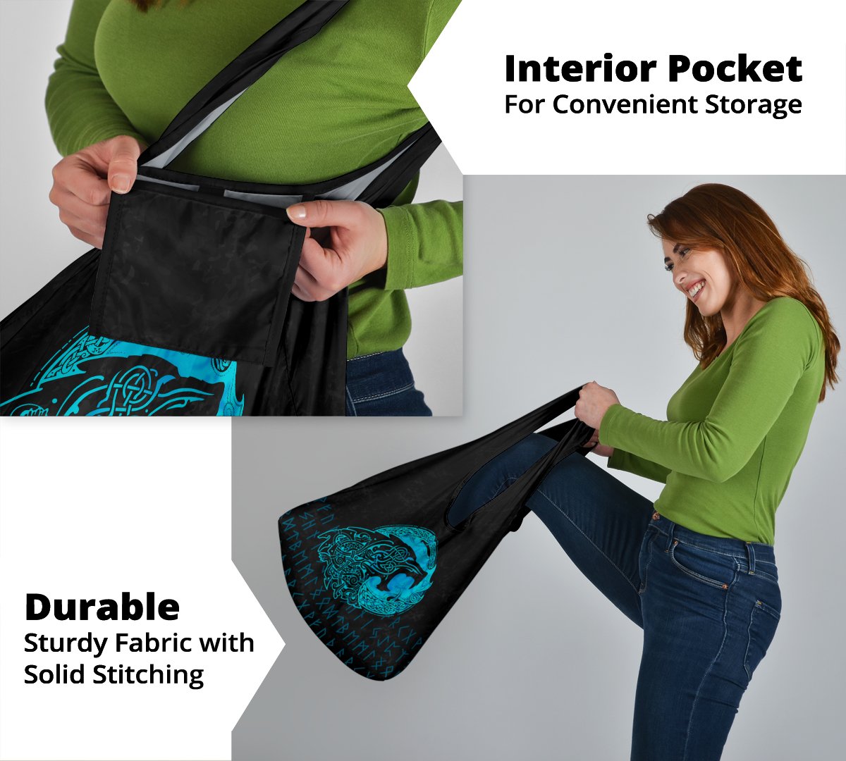 viking-grocery-bag-3-pack-fenrir-wolf-cyan