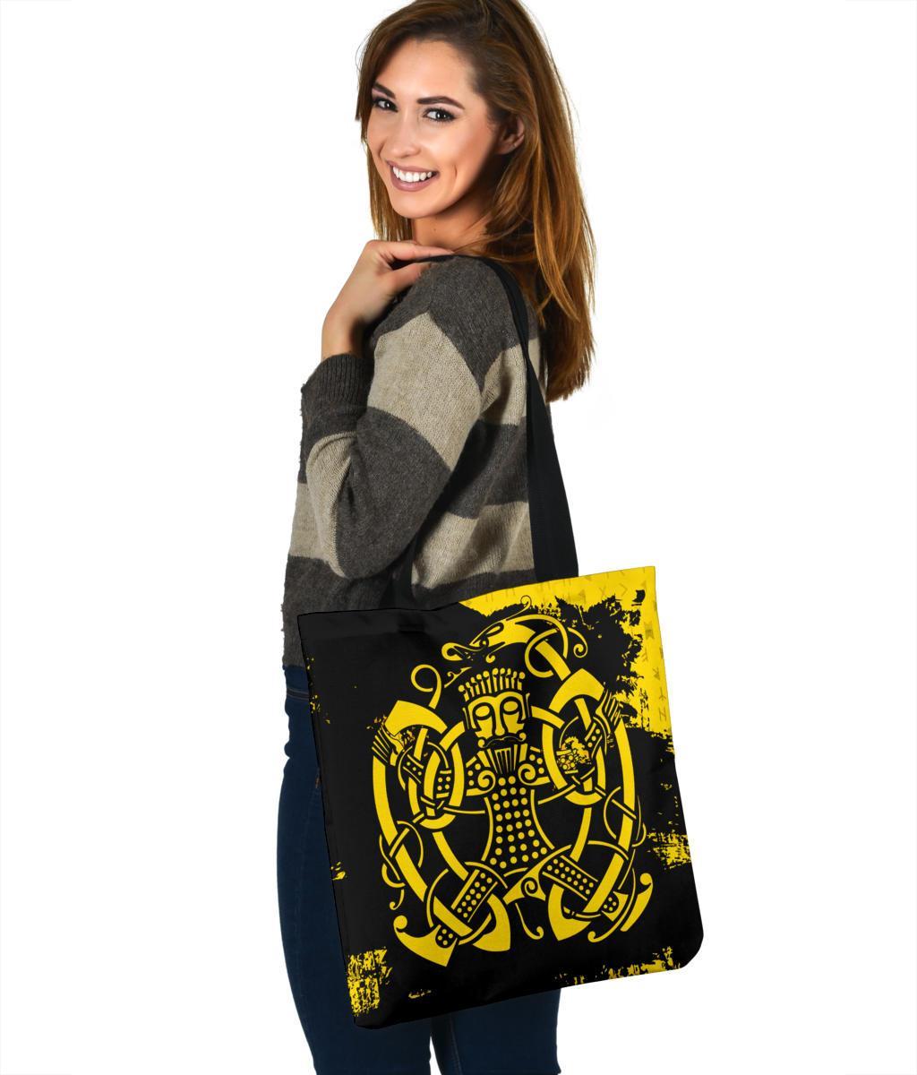 viking-tote-bag-loki-bound-triskele-rune-gold