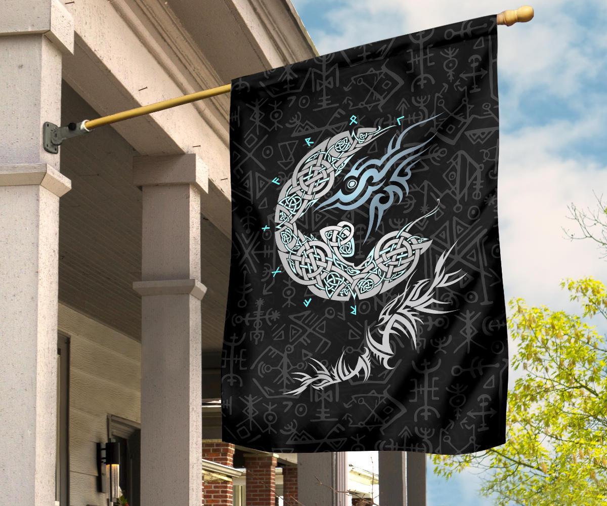 Viking Fenrir Wolf Garden Flag RLT12 - Wonder Print Shop