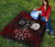 Viking Premium Quilt Raven Of Odin and Symbol Viking On Blood Background RLT12 - Wonder Print Shop