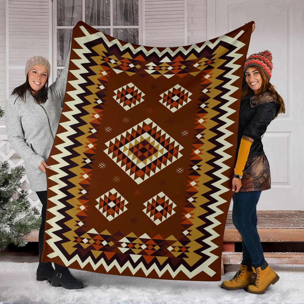 ethnic-geometric-brown-pattern-blanket