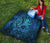 Viking Premium Quilt - Raven Odin Celtic Cyan RLT12 - Wonder Print Shop