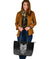 Viking Large Leather Tote Wolf and Raven Special RLT12 - Wonder Print Shop
