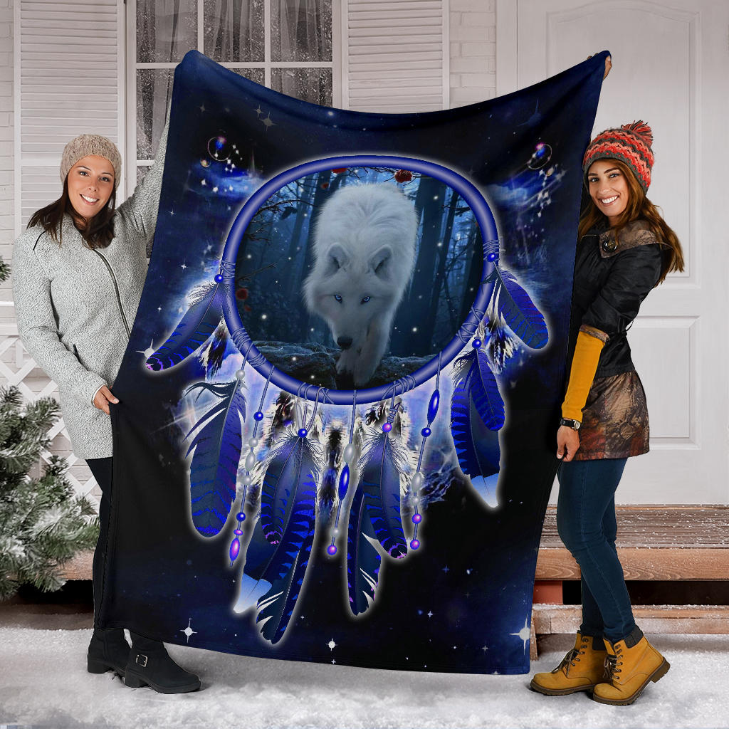 wolf-blue-galaxy-blanket