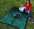 Viking Premium Quilt, Ethnic Odin Raven Cyan RLT12 - Wonder Print Shop