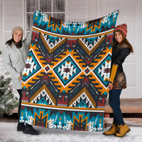 yellow-aztec-geometric-blanket