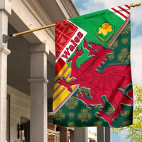 Celtic Wales Flag Cymru Dragon and Daffodils - Wonder Print Shop