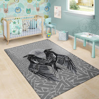Viking Area Rug Raven Valknut RLT12 - Wonder Print Shop
