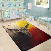 Bison Medicine Wheels Native American Pride Area Rug no link LT10 - Wonder Print Shop