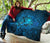 Viking Premium Quilt - Raven Odin Celtic Cyan RLT12 - Wonder Print Shop