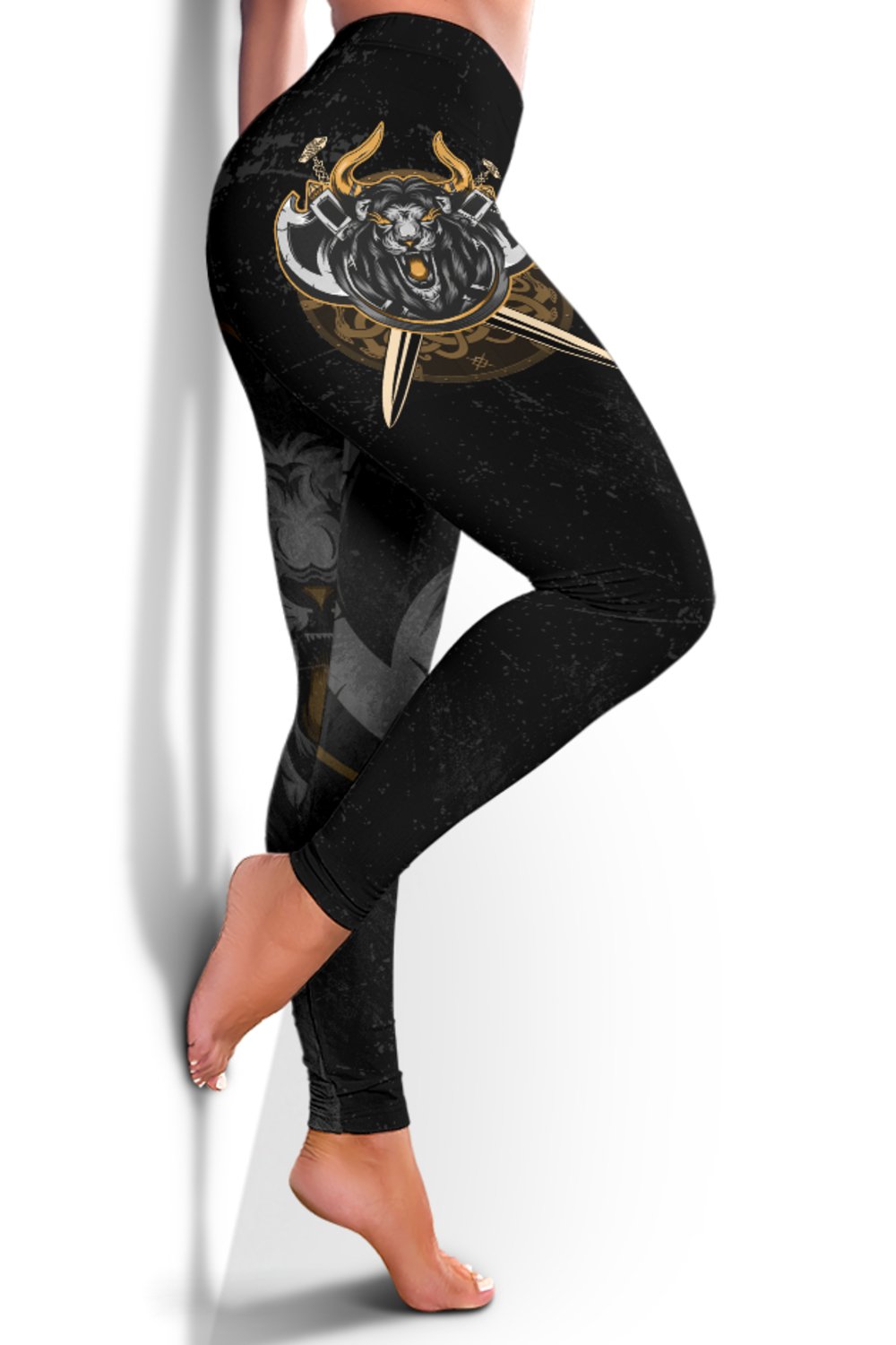 viking-womens-leggings-lion