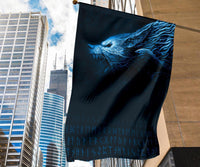 Viking Flag, Fenrir Wolf RLT12 - Wonder Print Shop