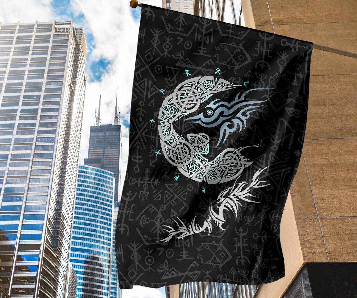 Viking Fenrir Wolf Garden Flag RLT12 - Wonder Print Shop