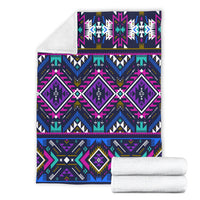 purple-tribe-pattern-blanket