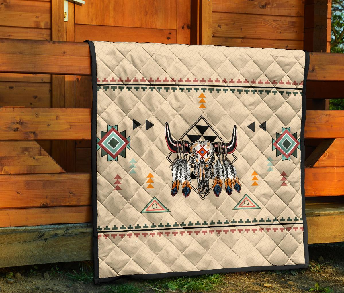 Native American Pride Bison Premium Quilt LT10 - Wonder Print Shop