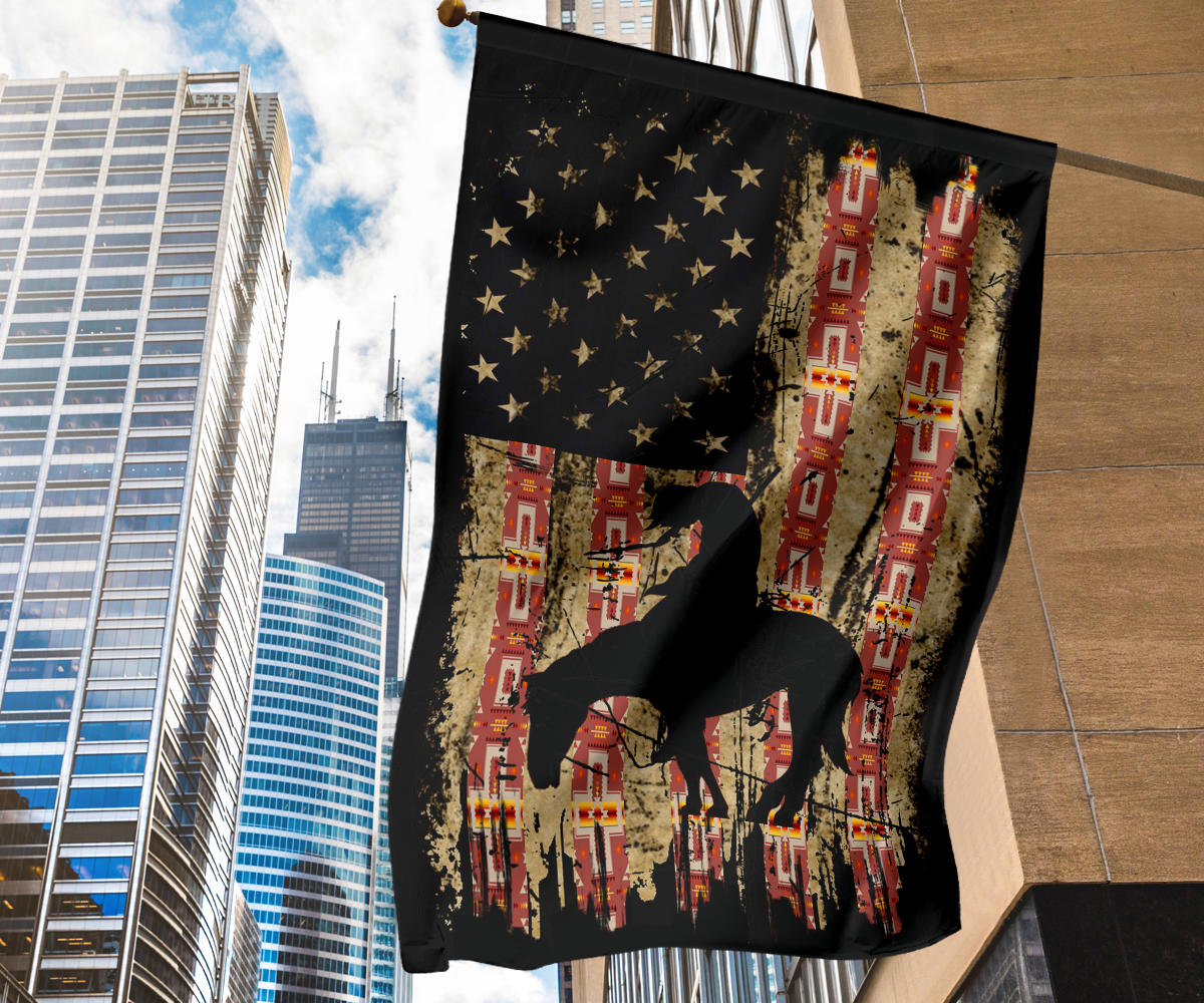 End Of Trail Native American Flag Decor LT10 - Wonder Print Shop