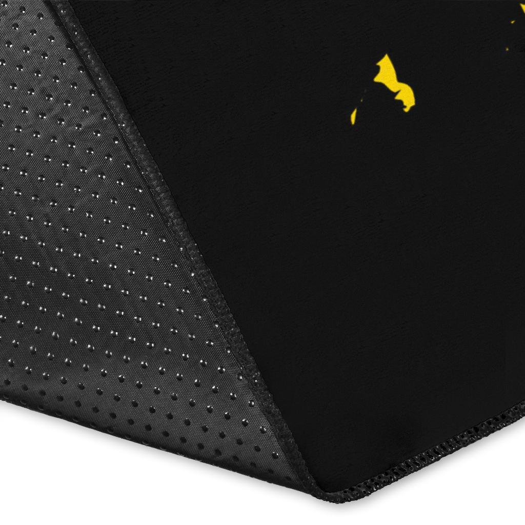 Viking Area Rug, Loki Bound Triskele Rune Gold RLT12 - Wonder Print Shop