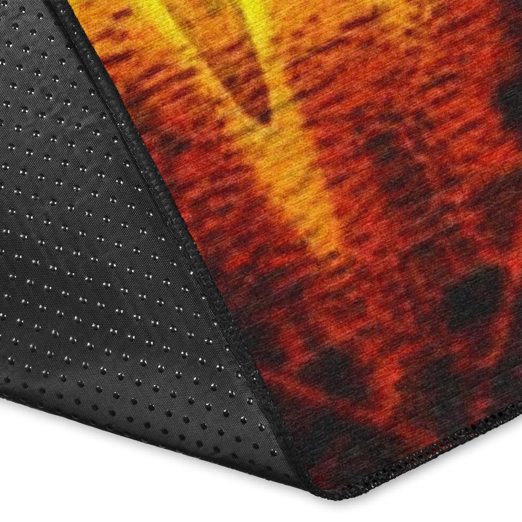 United Tribes Brown Design Native American Area Rug LT10 - Wonder Print Shop