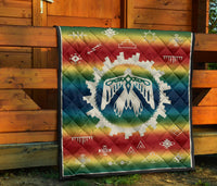 Thunderbird Rainbow Native American Premium Quilt LT10 - Wonder Print Shop
