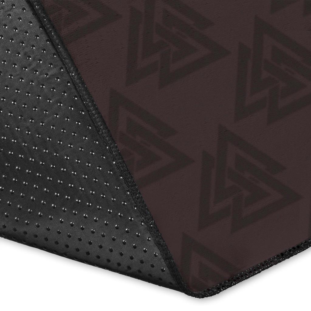 Viking Area Rug Warrior Viking Shield Skull RLT12 - Wonder Print Shop