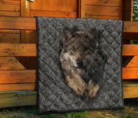 Wolf Escape Native American Premium Quilt LT10 - Wonder Print Shop