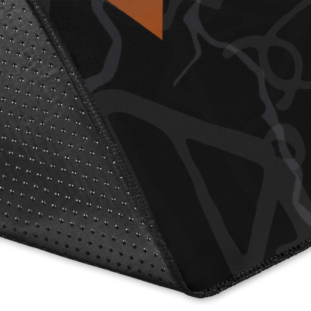 Viking Area Rug, Odin God Furthark Tattoo Special RLT12 - Wonder Print Shop