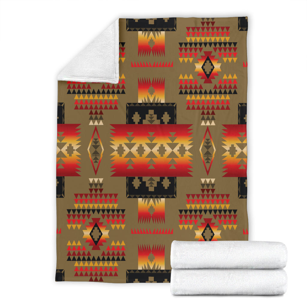 dark-brown-tribe-design-native-american-blanket