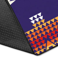 Purple Tribes Pattern Native American Area Rug LT10 - Wonder Print Shop