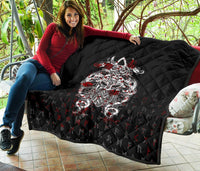 Viking Tyr Tattoo Blood Premium Quilt RLT12 - Wonder Print Shop