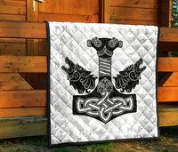 Viking Thor S Hammer Mjollnir Premium Quilt RLT12 - Wonder Print Shop