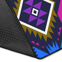 Purple Tribe Pattern Area Rug LT10 - Wonder Print Shop