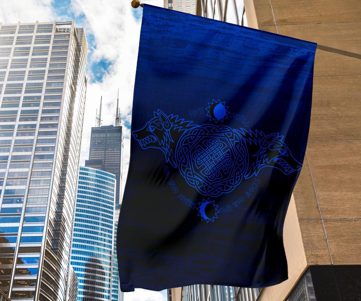 Viking Flag, Skoll and Hati RLT12 - Wonder Print Shop