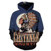 Chief Moon Native American Amrican 3D Hoodie LT10 - Wonder Print Shop