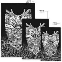 Viking Area Rug Wolf and Raven Special RLT12 - Wonder Print Shop