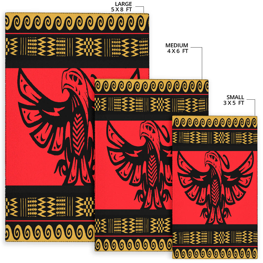 Red Phoenix Native American Area Rug LT10 - Wonder Print Shop