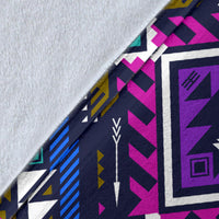 purple-tribe-pattern-blanket