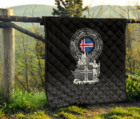 Viking Premium Quilt - Iceland Coat Of Arms RLT12 - Wonder Print Shop