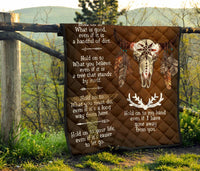Bison Feather Native American Premium Quilt LT10 - Wonder Print Shop
