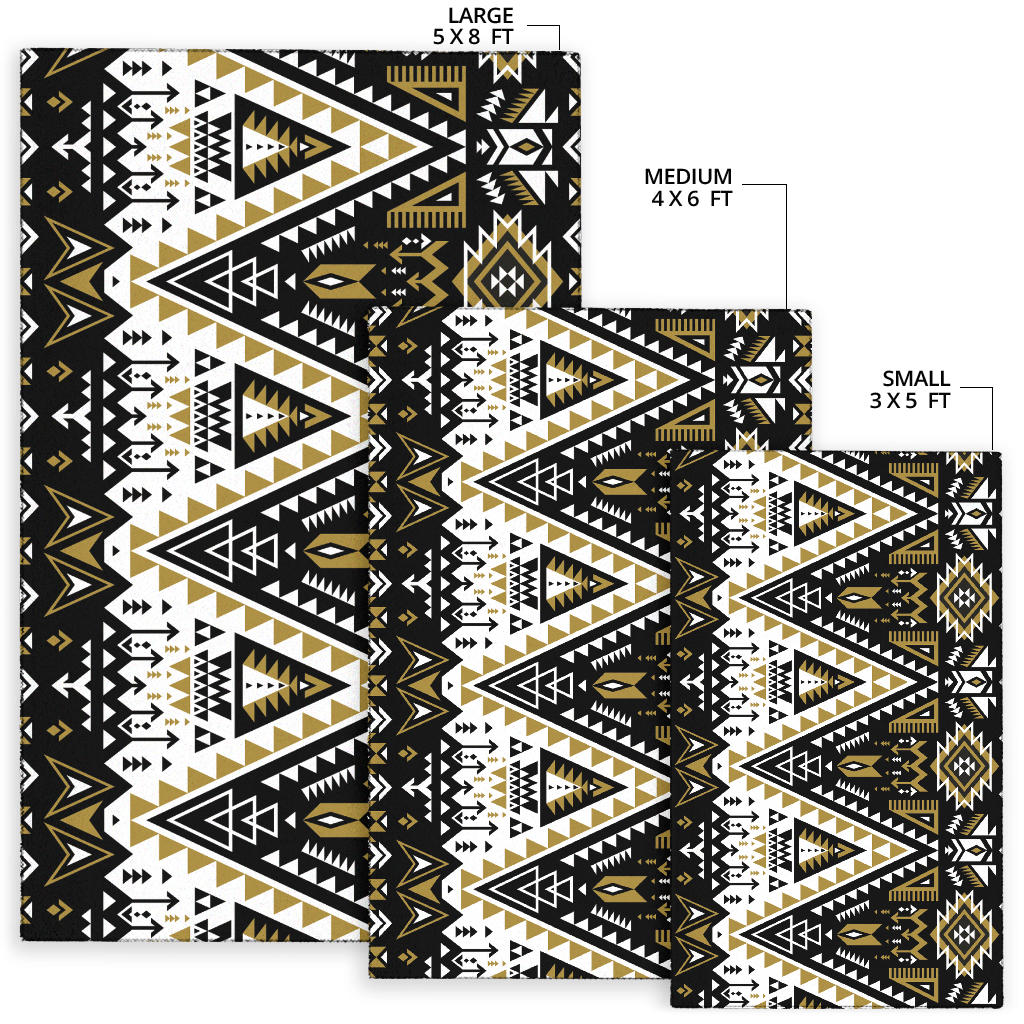 Retro Color Tribal Area Rug LT10 - Wonder Print Shop