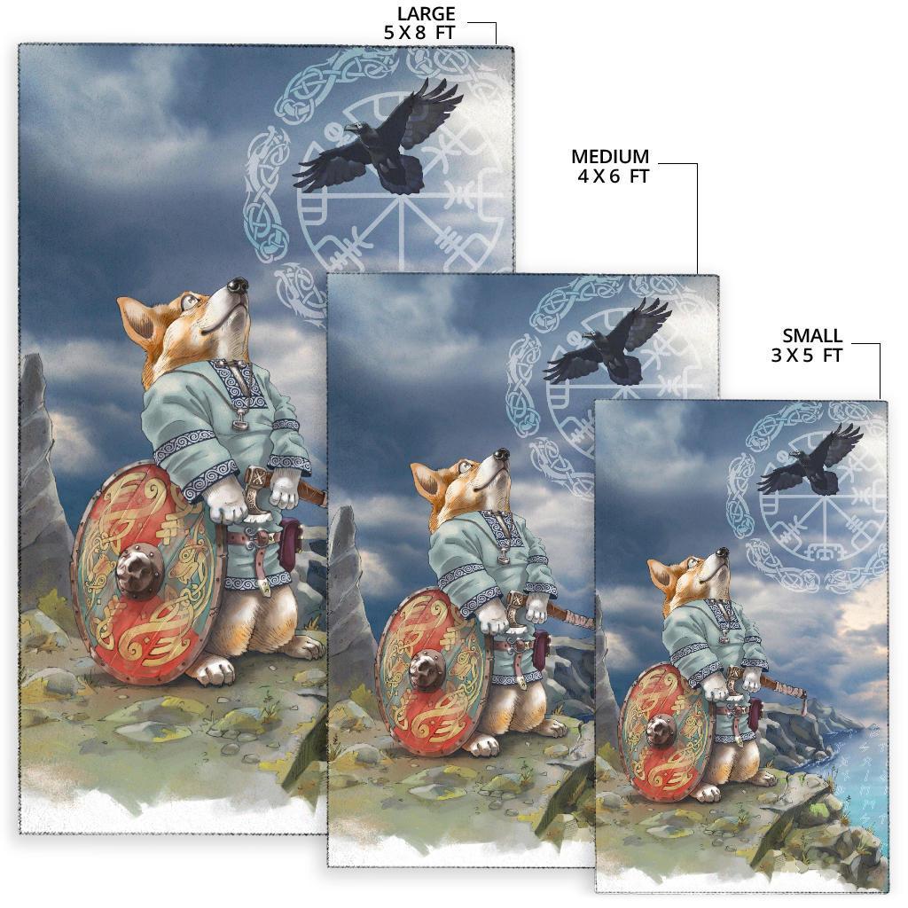 Viking Area Rug, Corgi RLT12 - Wonder Print Shop